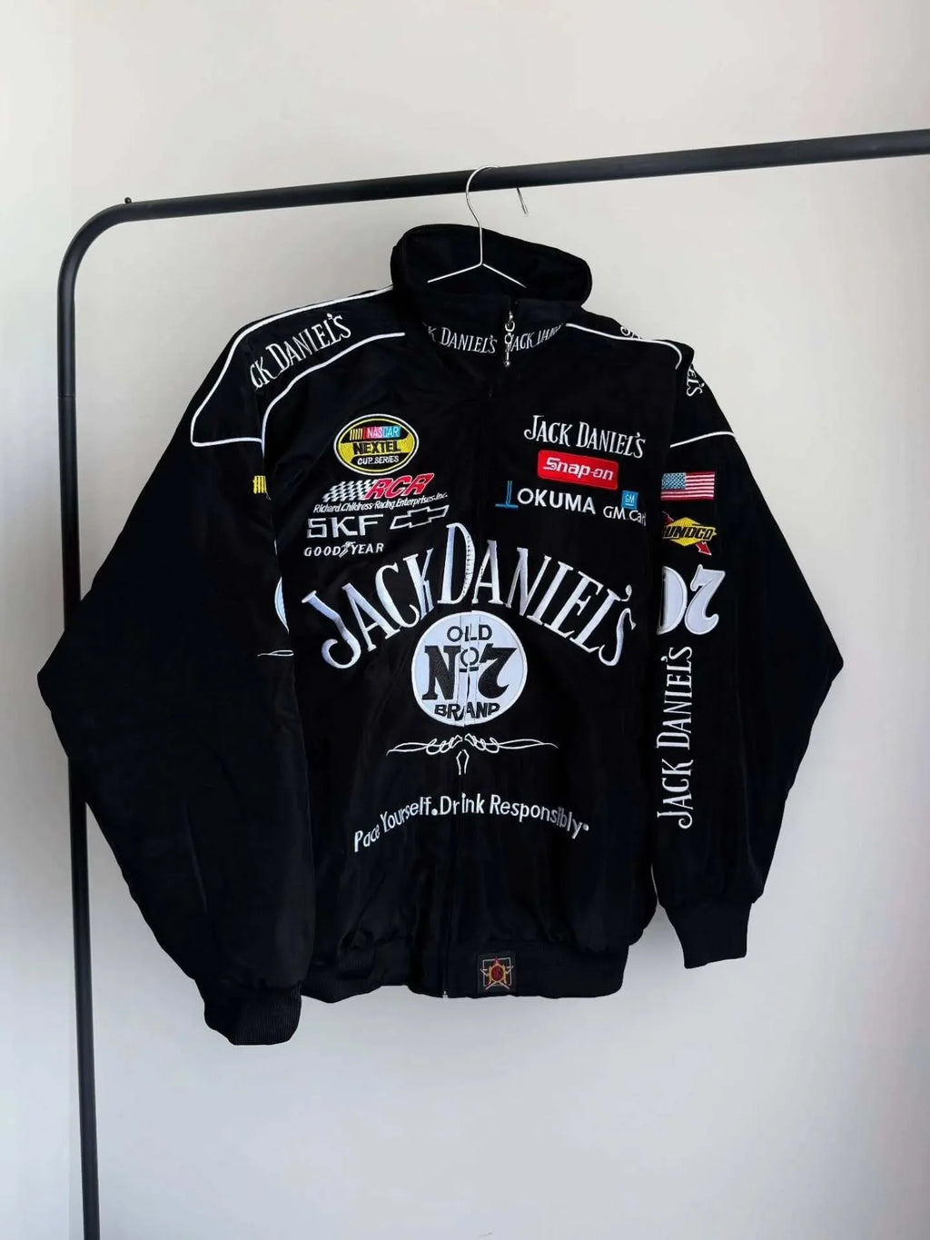 Jack Daniel’s puffer  Embroidered  Jacket