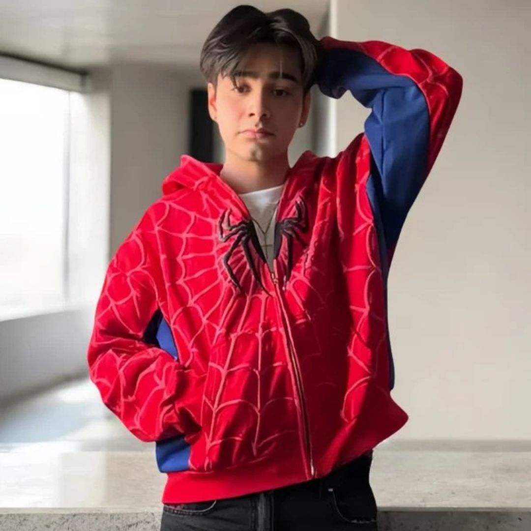 Spidey Hoodie Red  for Men & Women – Marvel Style