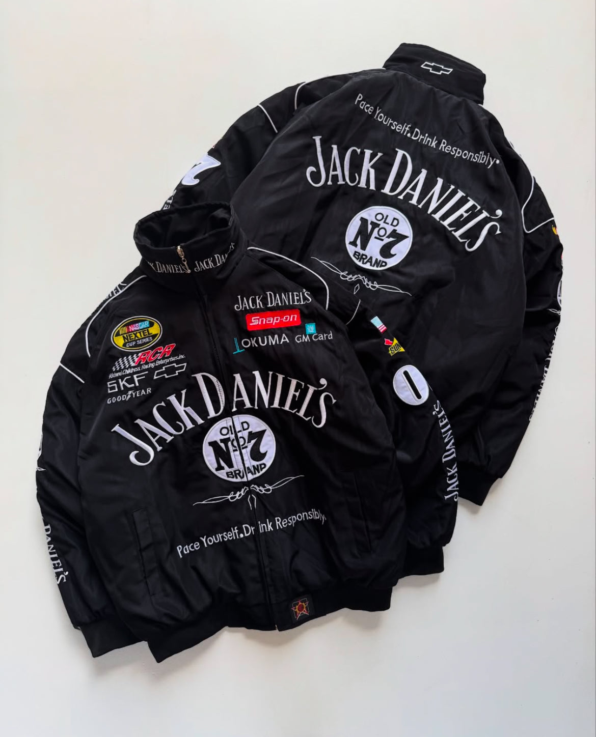 Jack Daniels Black Label Racing Jacket – Mercy Wear