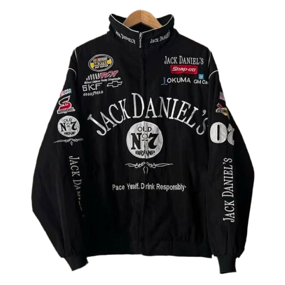 Jack Daniels Black Label Racing Jacket – Mercy Wear