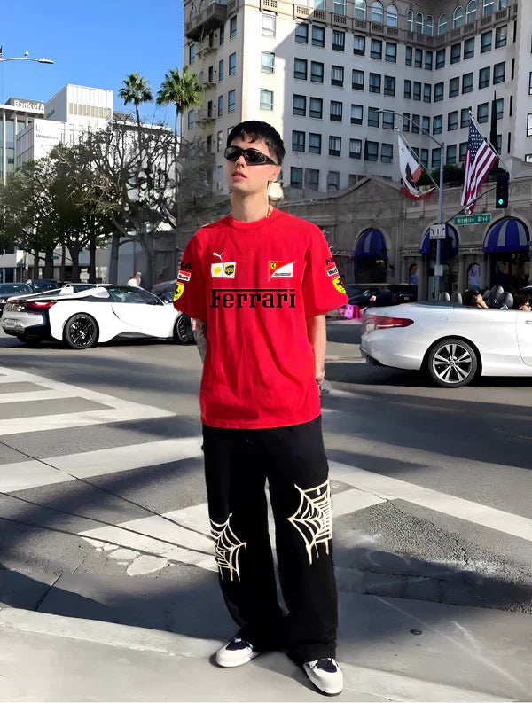 Ferrari Racing Oversized T-SHIRT Red