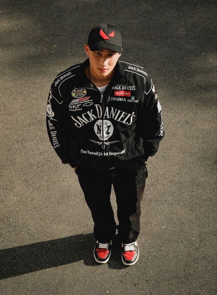 Jack Daniel’s puffer  Embroidered  Jacket