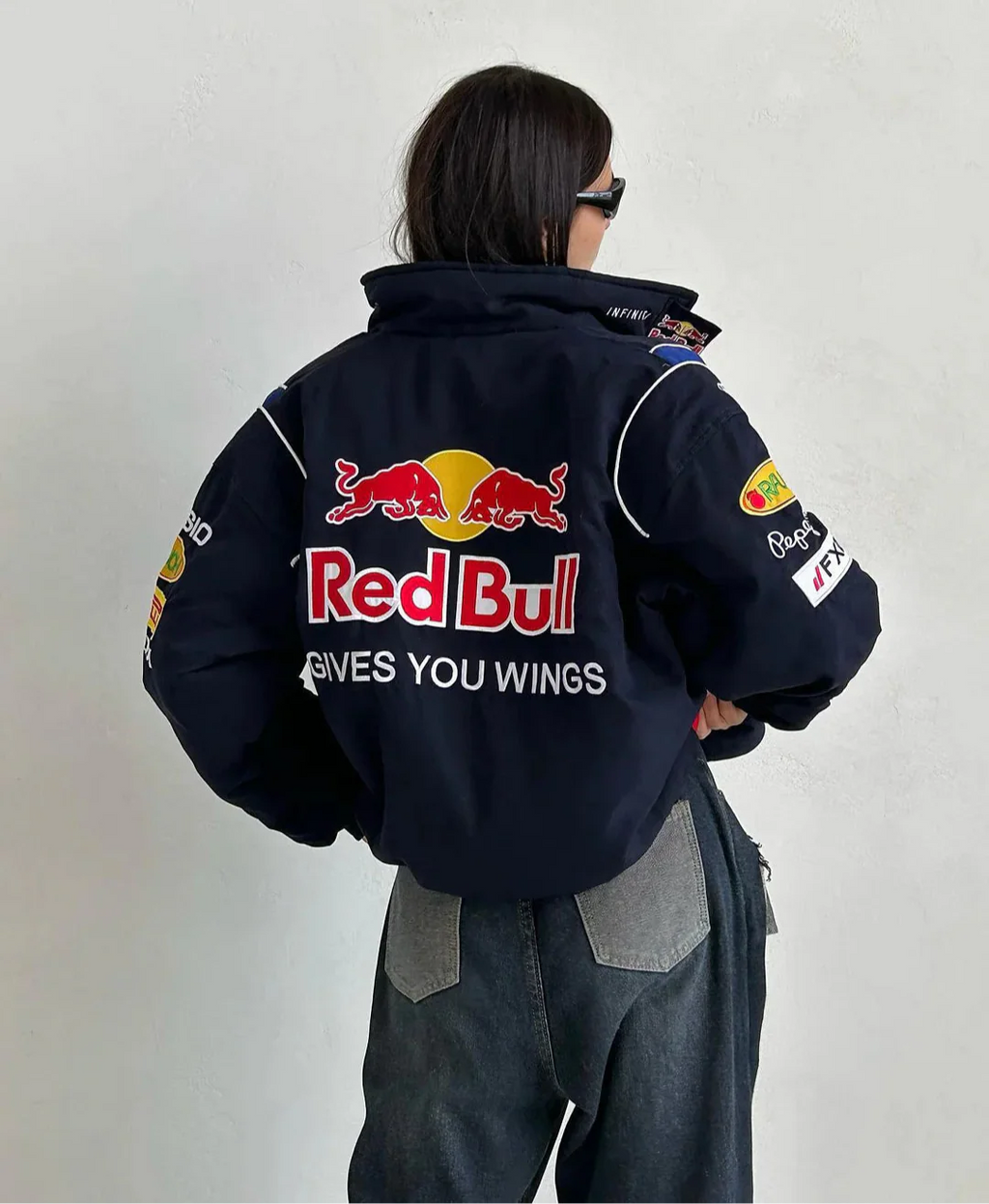 Red Bull  Racing puffer Embroidered Jacket