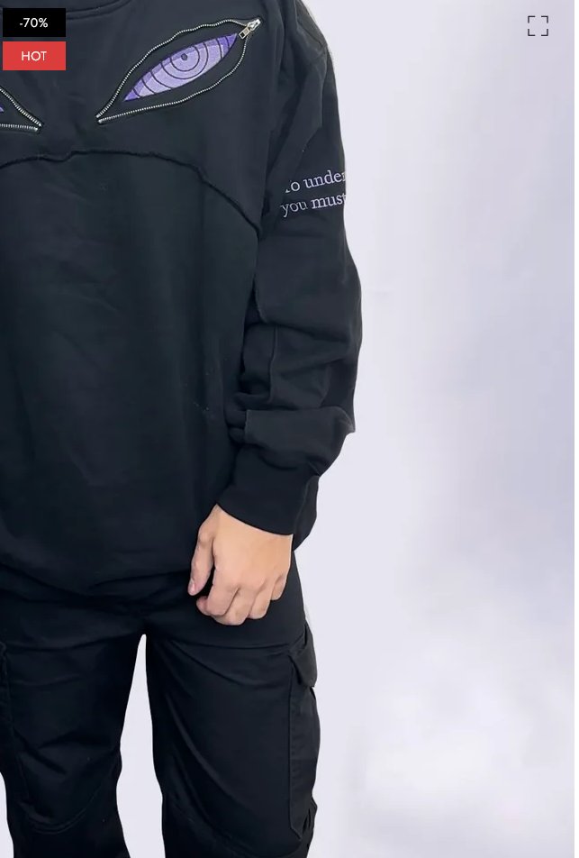 Rinnegan Eyes Anime Hoodie – Unisex Cosplay