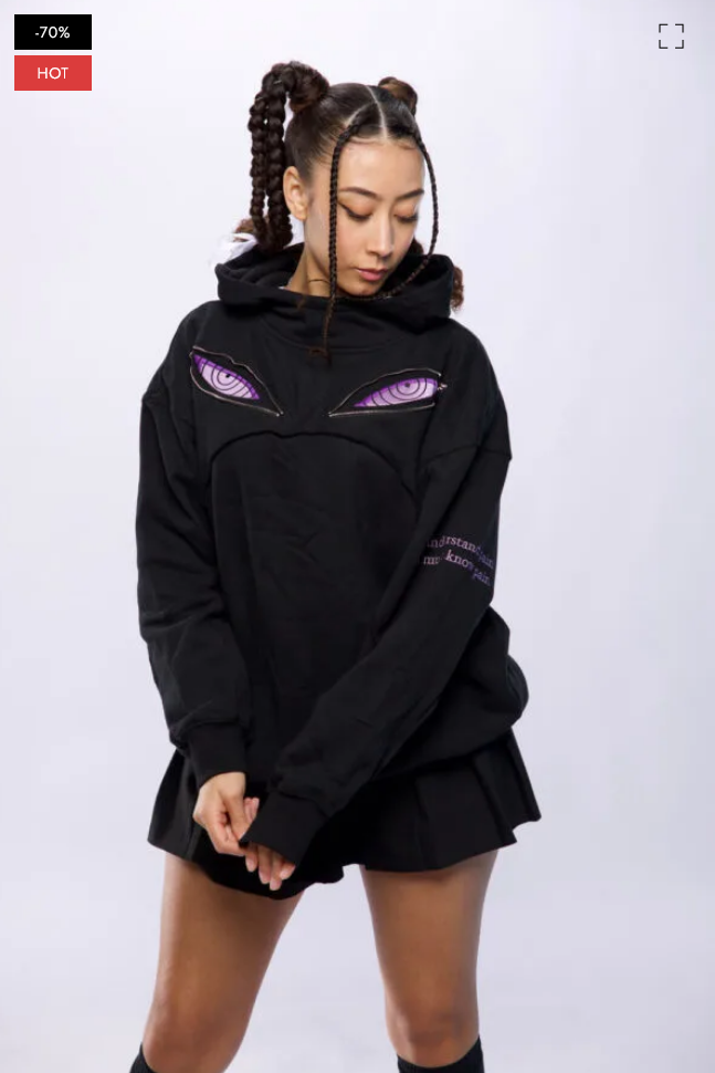 Rinnegan Eyes Anime Hoodie – Unisex Cosplay