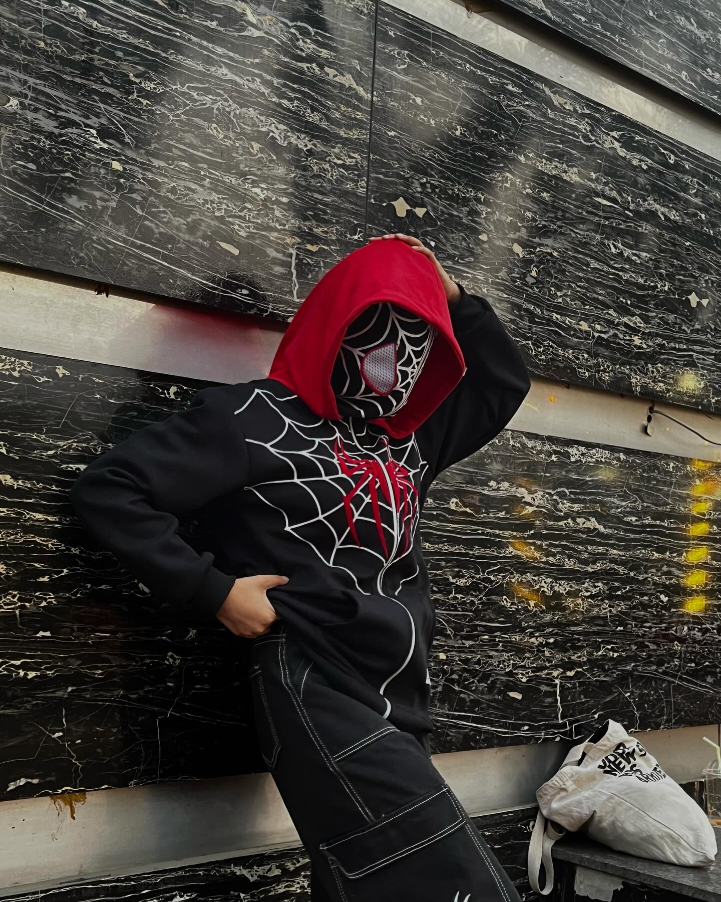 SPIDERMAN HOODIE FULL ZIP UP  AT MERCY WEAR