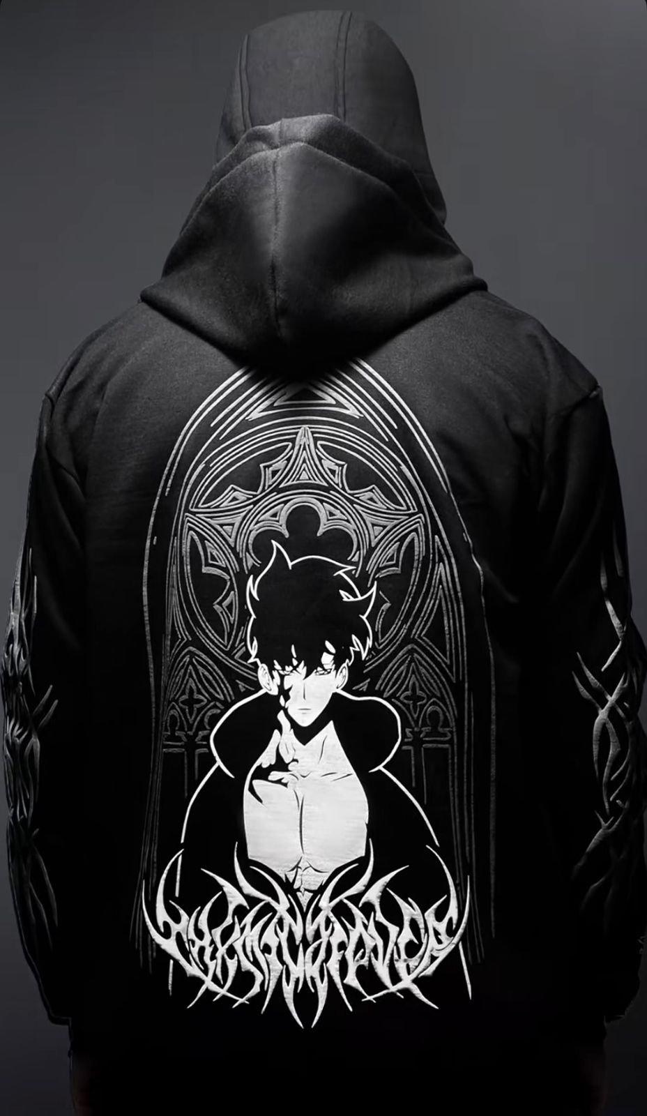 Shadow Hunter Zipper Balaclava – Inspired by Jin Woo from Solo Leveling