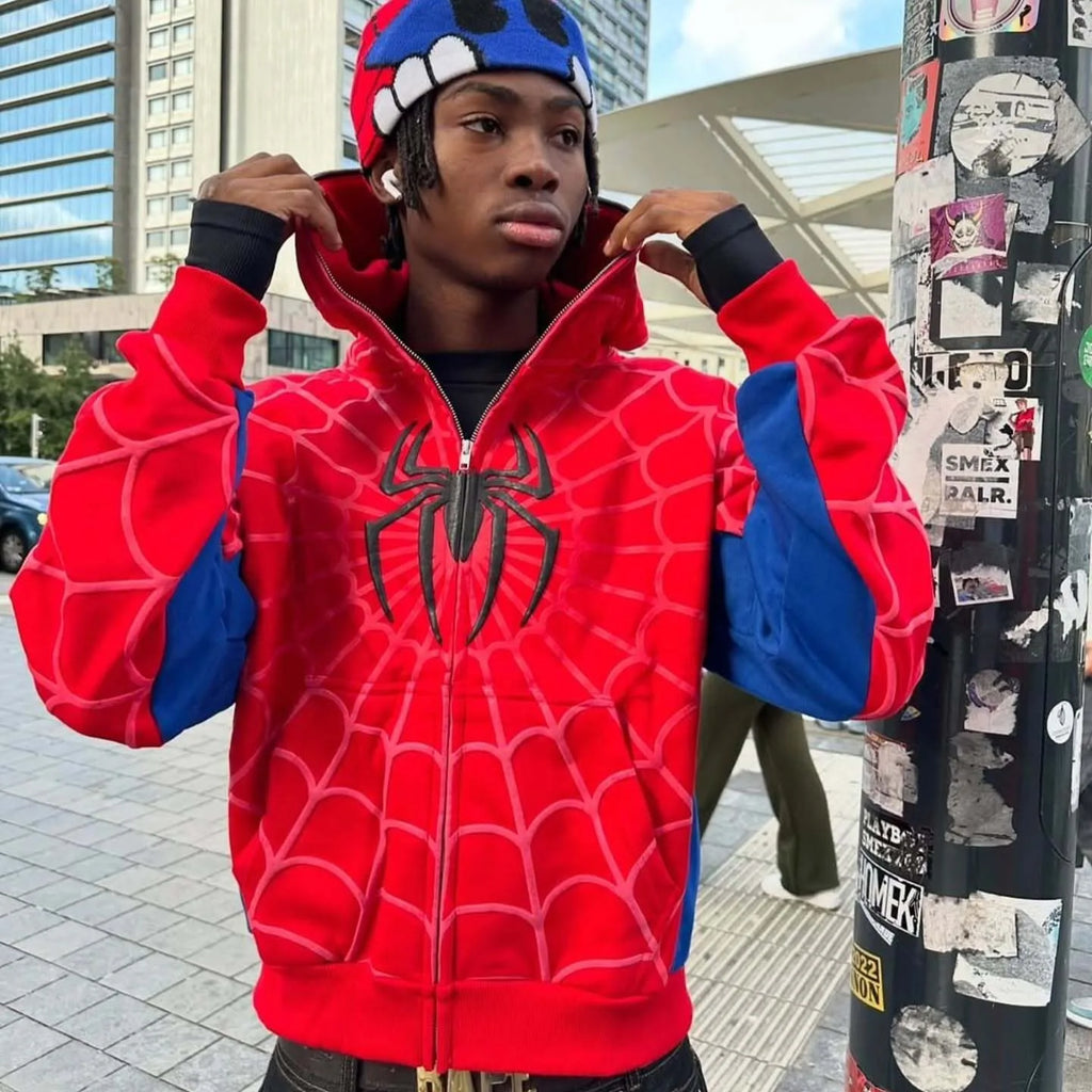 Spidey Hoodie Red  for Men & Women – Marvel Style