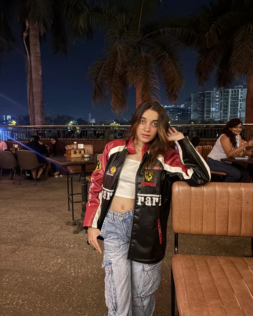 Ferrari Leather Racing Jacket | Iconic F1 Streetwear Essence