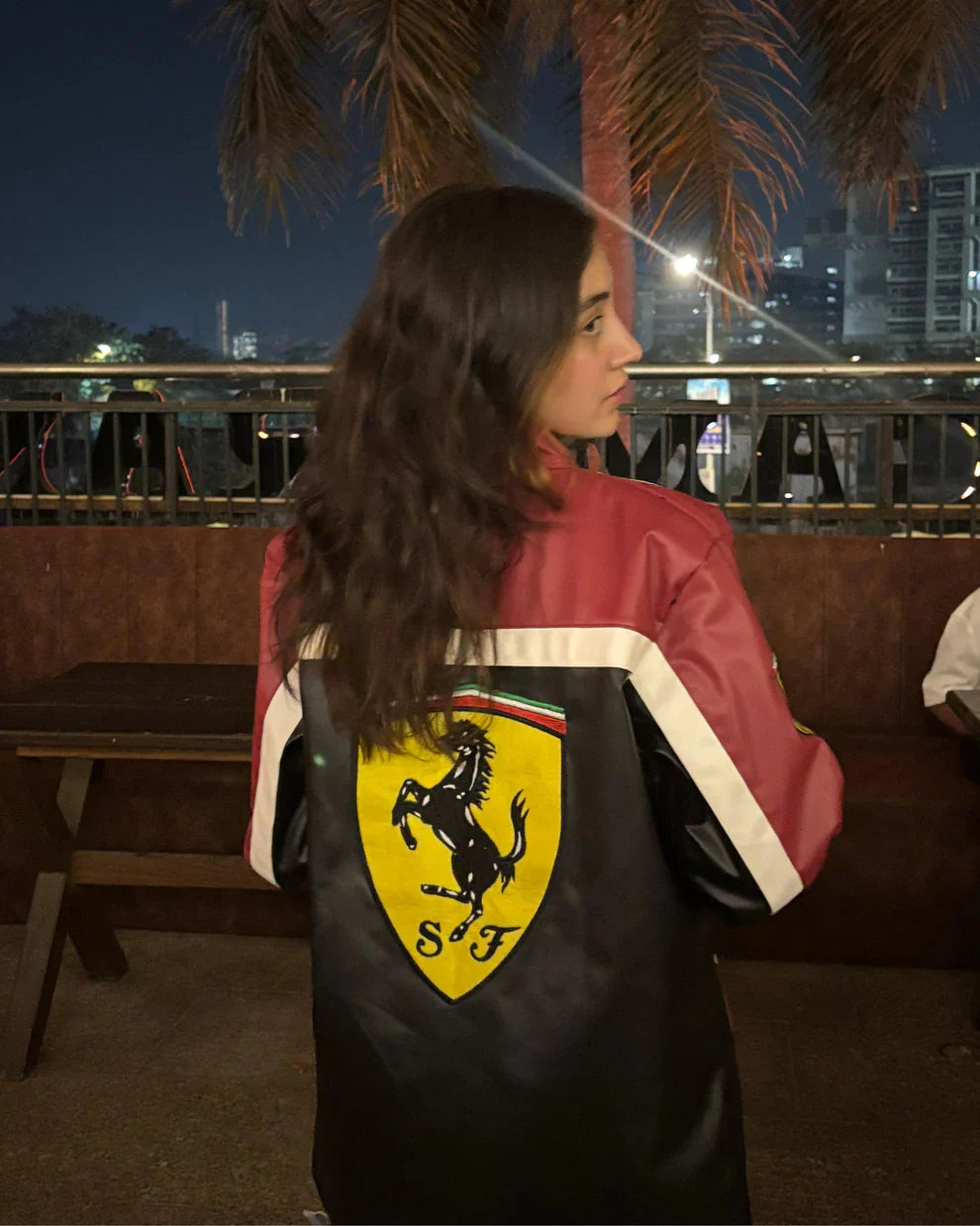 Ferrari Leather Racing Jacket | Iconic F1 Streetwear Essence