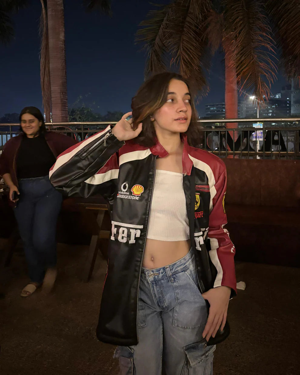 Ferrari Leather Racing Jacket | Iconic F1 Streetwear Essence