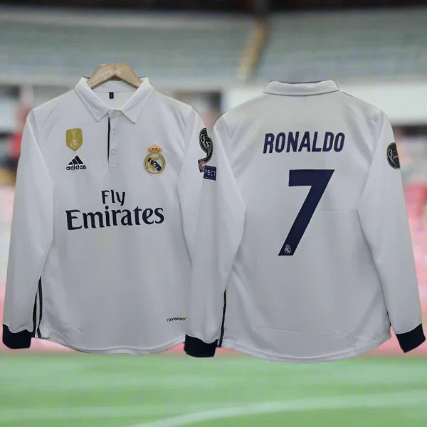 Cristiano Ronaldo 2016-17 Home Full Sleeve Collar Jersey