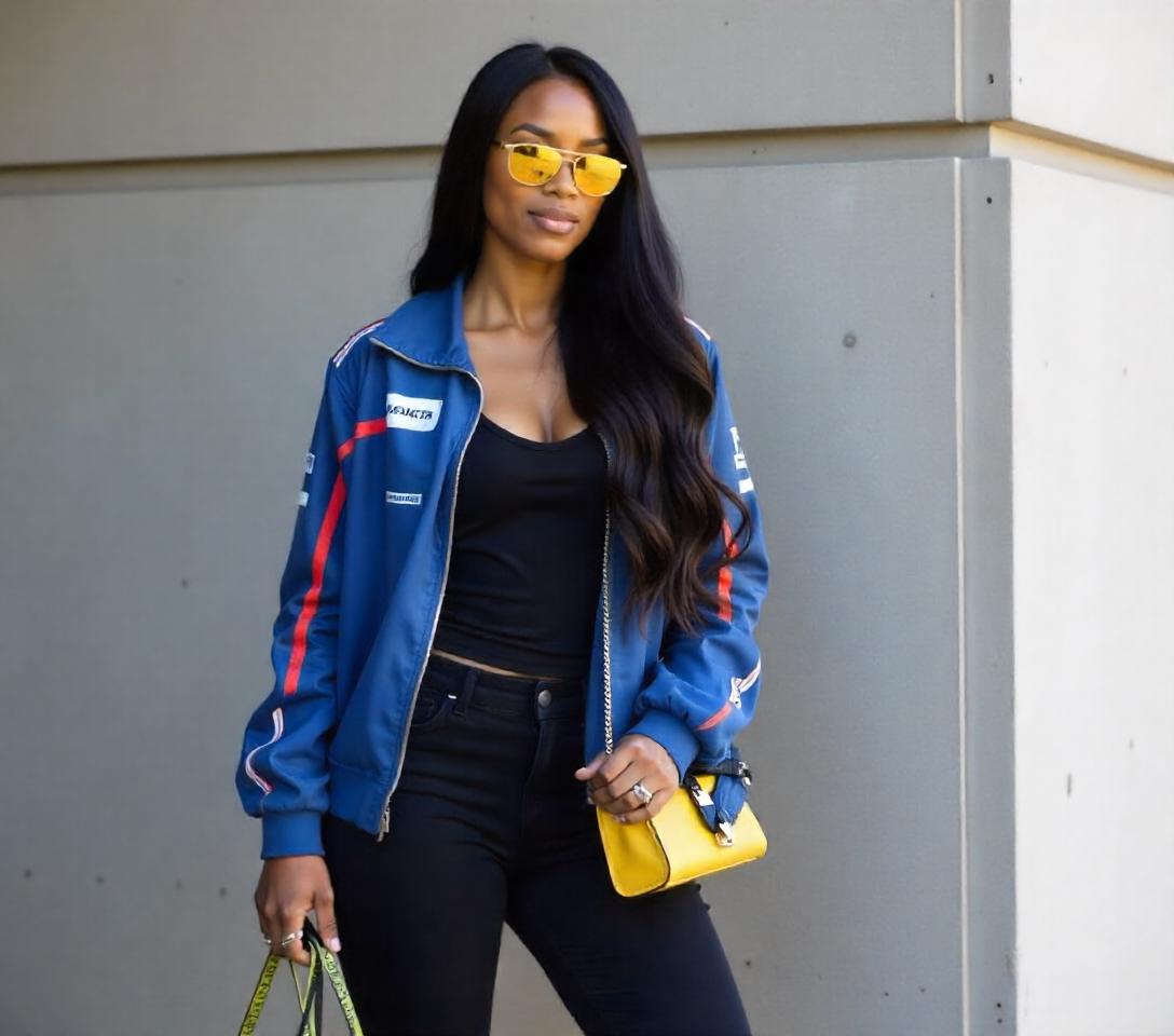 Black AIR Jacket & Blue Vintage Racing Jacket | F1 Edition