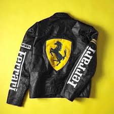 Ferrari Blackzone  Leather Racing Jacket - Limited Edition | F1 Edition