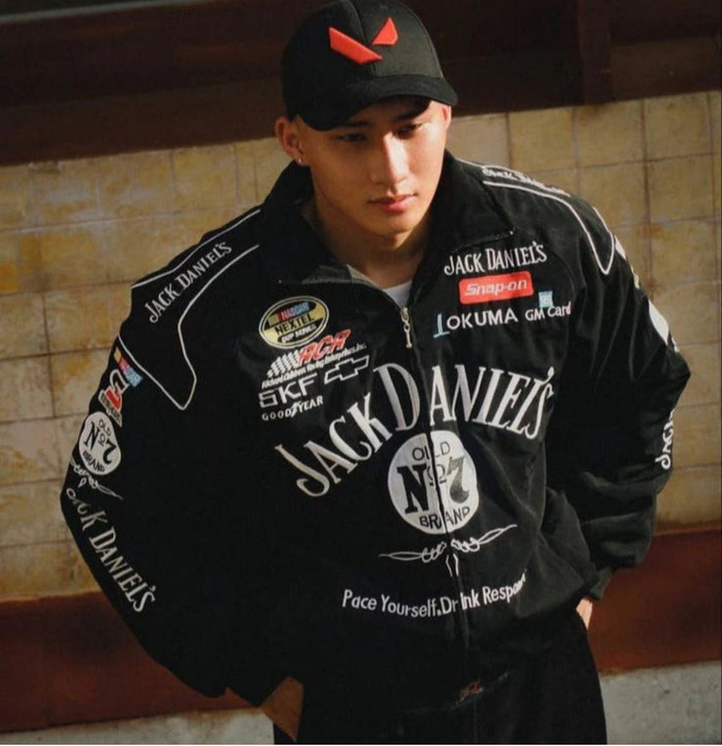 Jack Daniels Black Label Racing Jacket – Mercy Wear