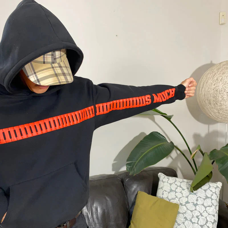 I Love Youu This Much” Cozy Oversized Hoodie – Heartfelt Comfort