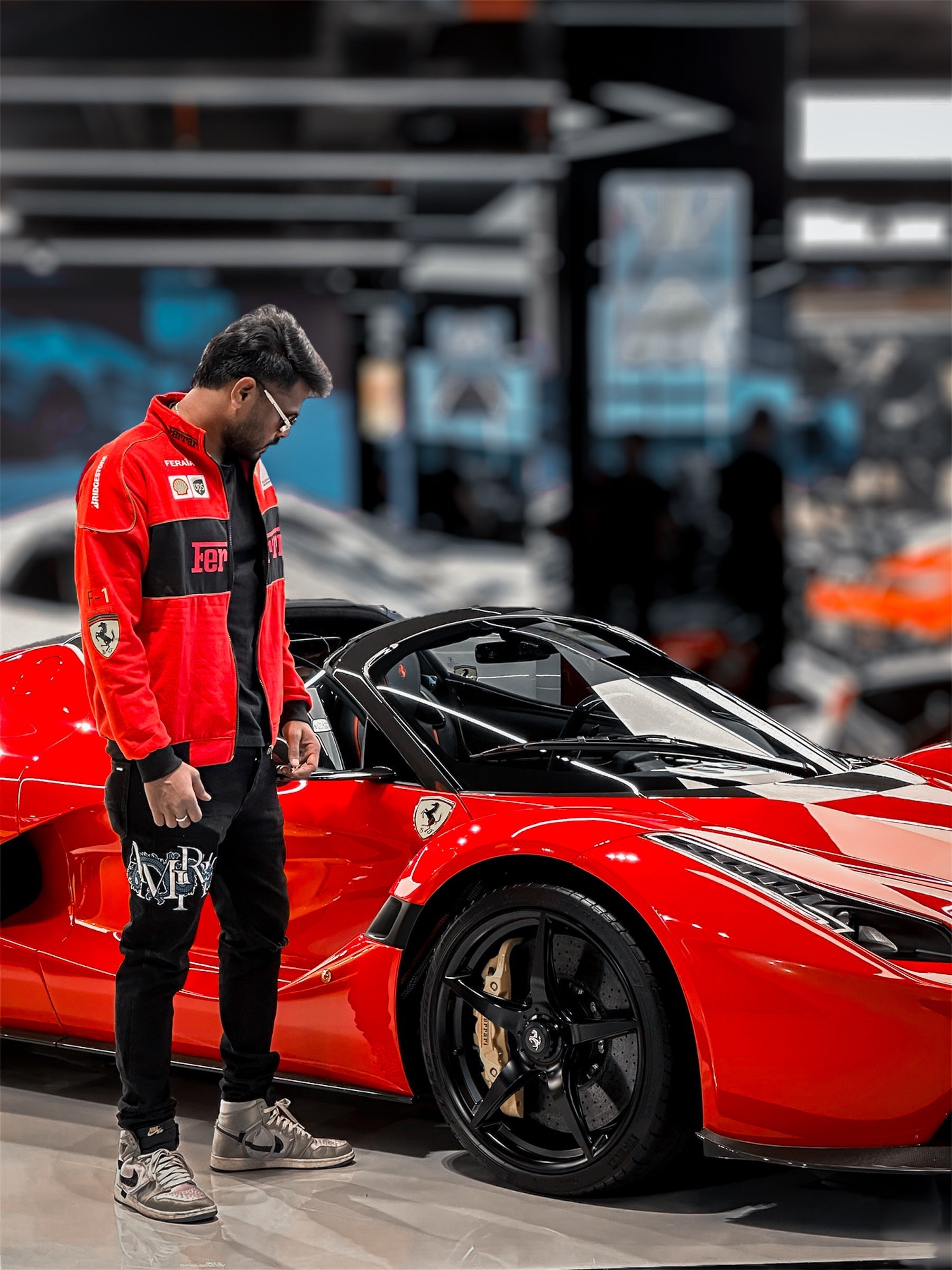 Red Ferrari Scuderia Race F1 Streetwear Jacket | F1 Edition