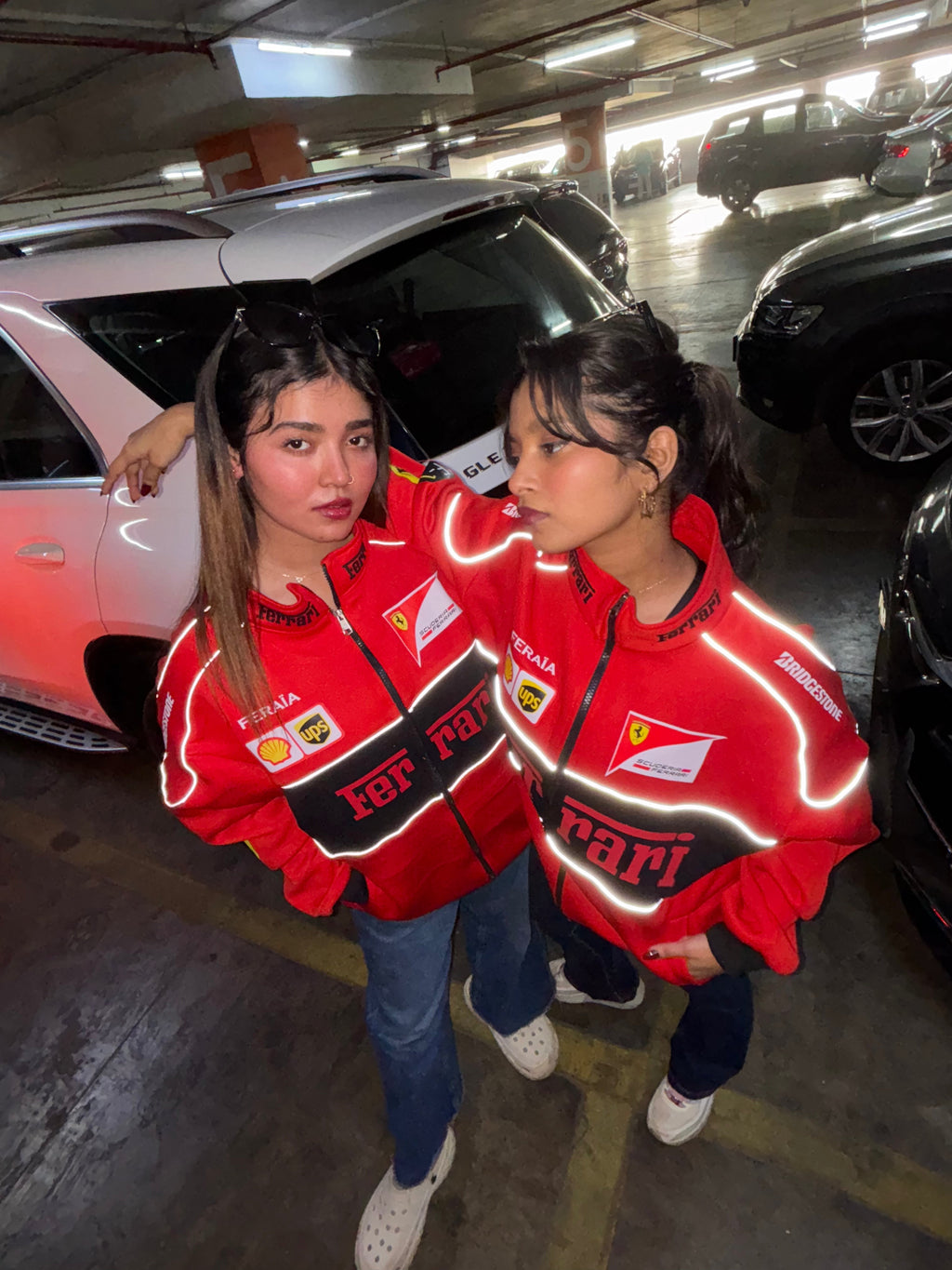 Red Ferrari Scuderia Race F1 Streetwear Jacket | F1 Edition