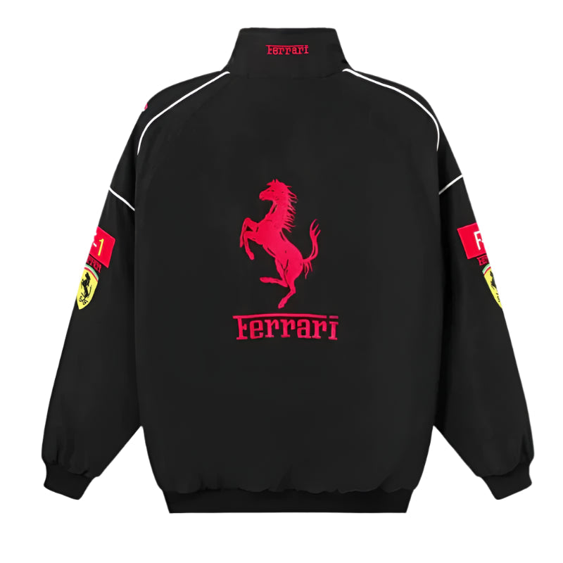 Black Ferrari Scuderia Jacket - Limited Drop |  F1 Edition