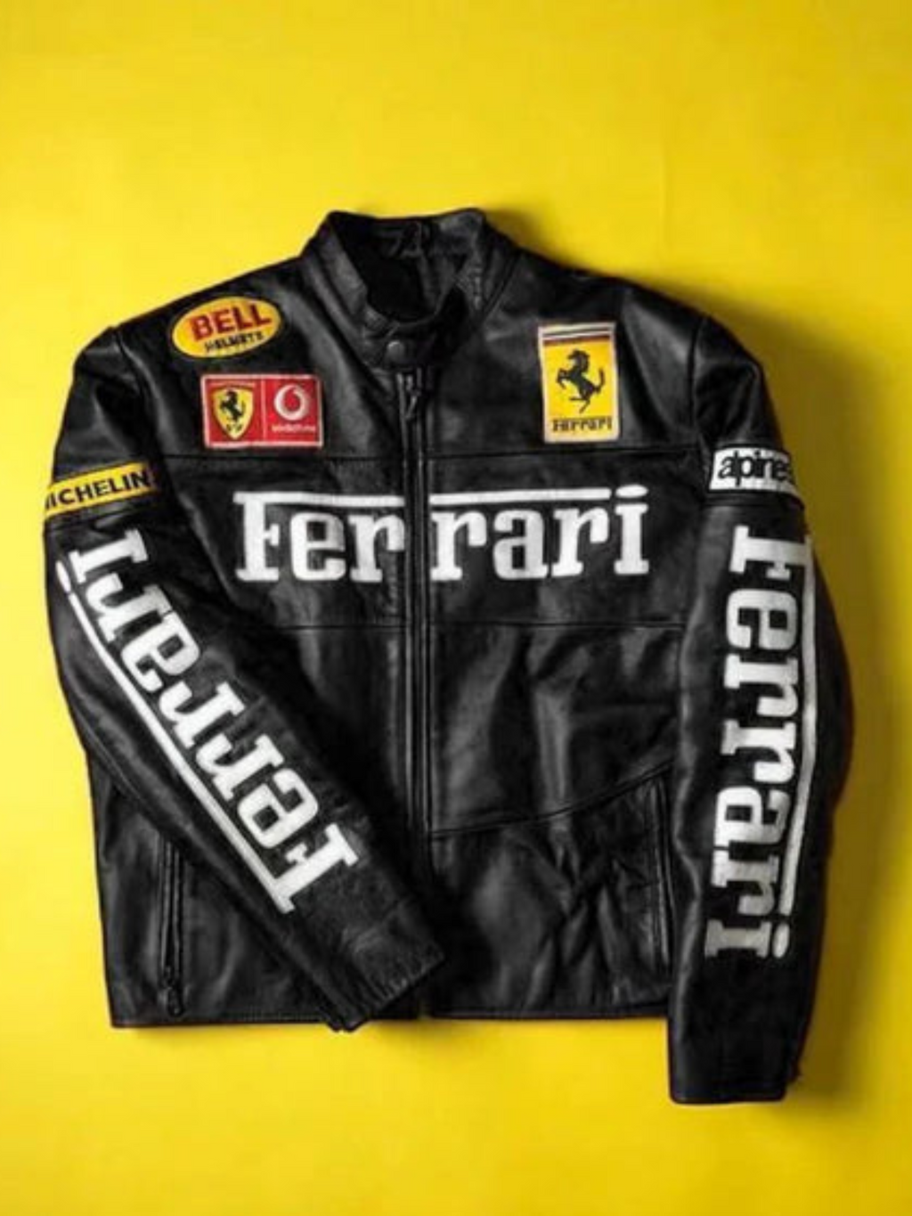 Ferrari Blackzone  Leather Racing Jacket - Limited Edition | F1 Edition