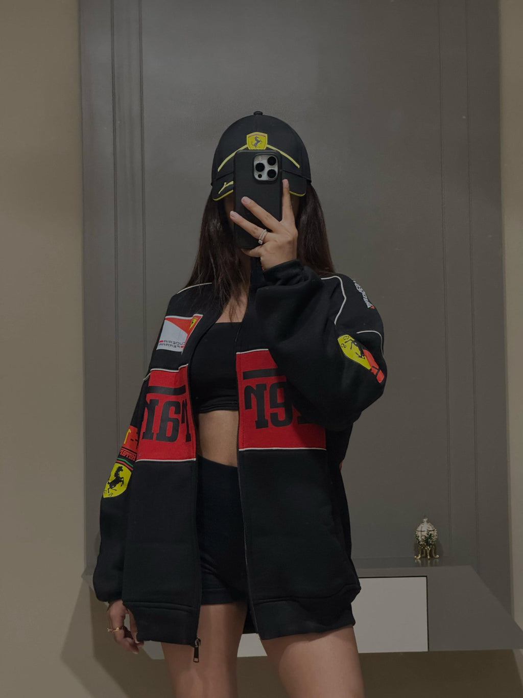 Black Ferrari Scuderia Jacket - Limited Drop |  F1 Edition
