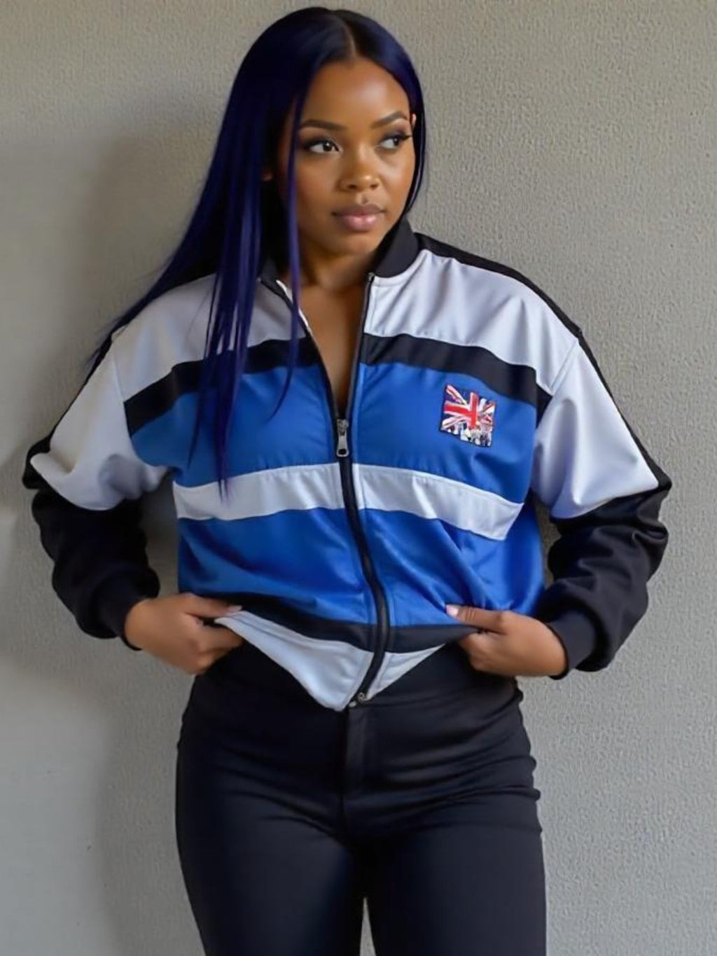 Black AIR Jacket & Blue Vintage Racing Jacket | F1 Edition