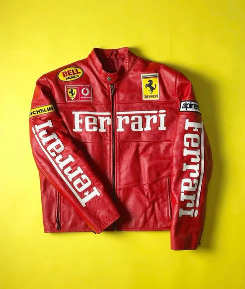 Ferrari Redblood Leather Jacket | Maison Feraia F1 Edition