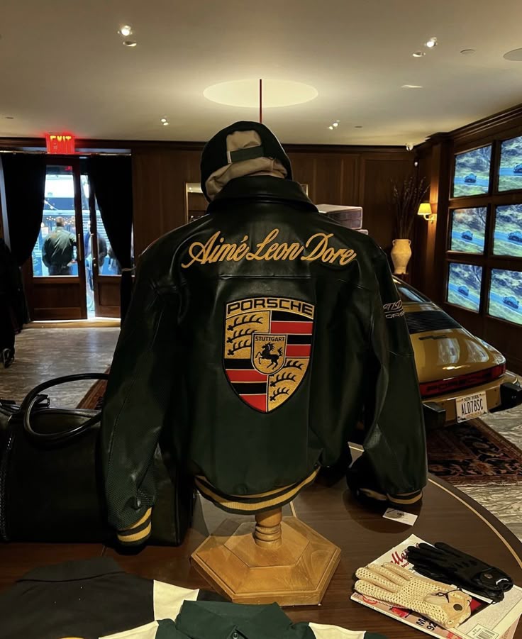 Porsche Vintage Leather Jacket | Velocity Luxe Edition