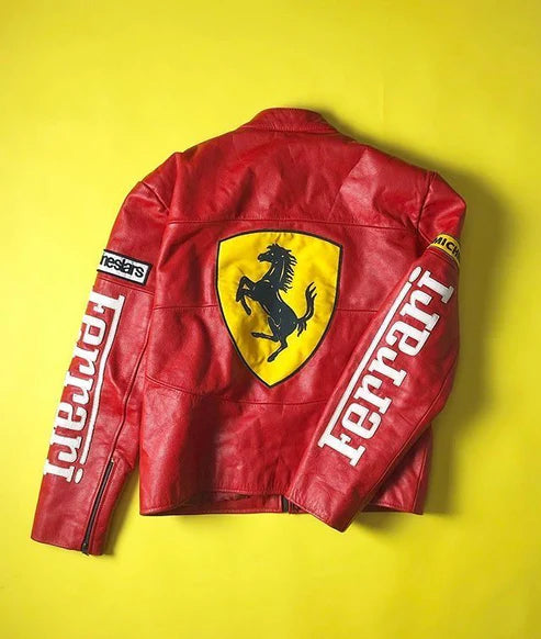 Ferrari Redblood Leather Jacket | Maison Feraia F1 Edition